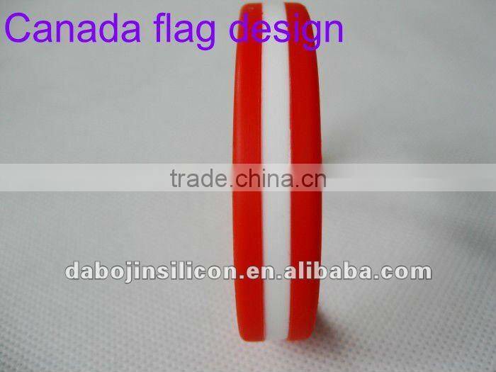 Poland flag silicone bracelet