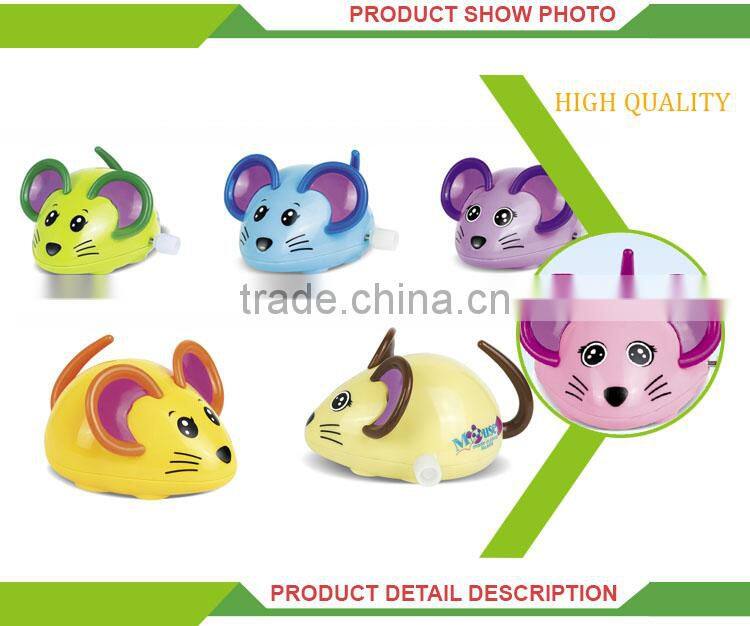 Hot selling children wind upset plastic mouse toy