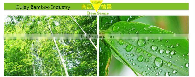 Nature Black Bamboo Poles Ladders With Flowers for Home And Garden Decoration