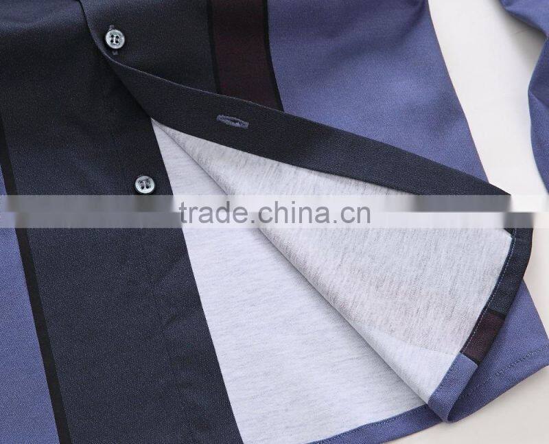 Raidyboer Men's printed long sleeve t shirt 100%cotton with placket Raidy boer