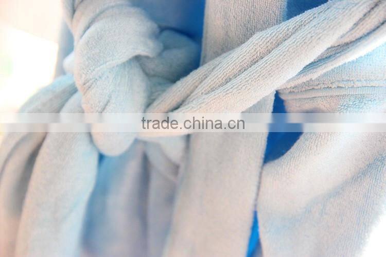 100% bamboo fiber women's bathrobe, terry cloth bathrobe,nightwear gown