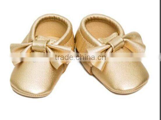 2016 new design high quality boutique soft baby sole shoes