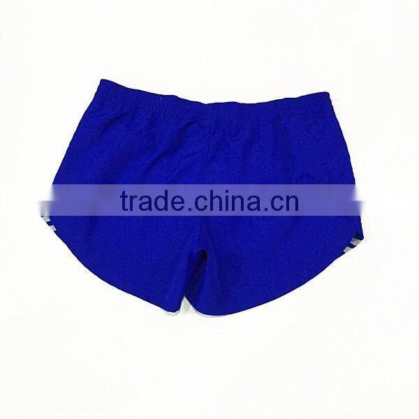 2016 simple fashion design solid running shorts