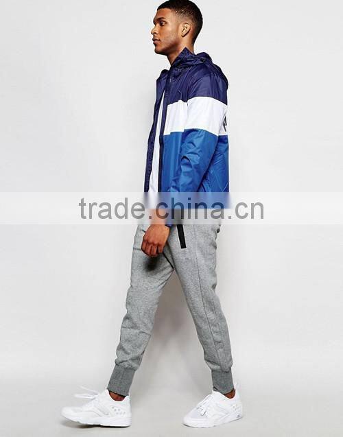 Wholesale mens grey blank slim fit sweat pants, jogger trousers/joggers custom