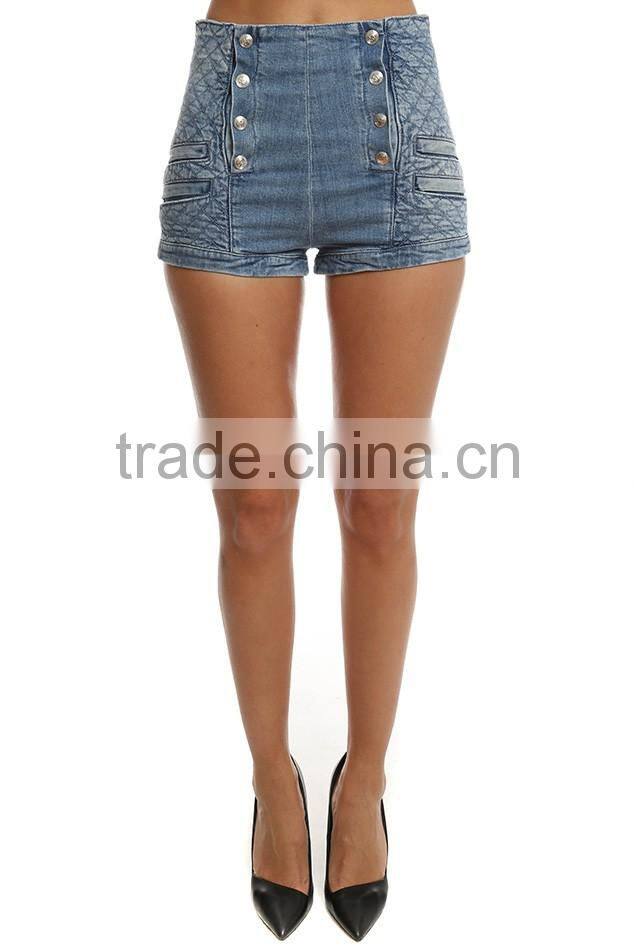 2016 new arrival sexy ladies short jeans pants for summer