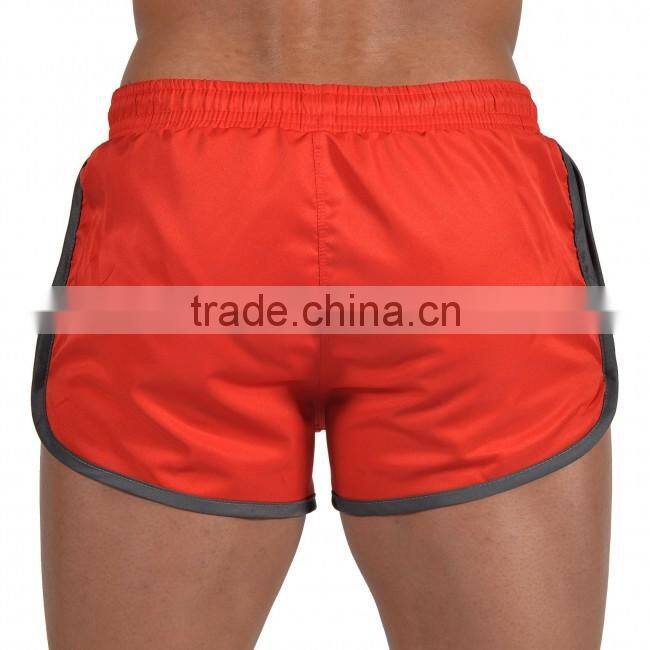 Mens Polyester Gym Workout Shorts sexy sport shorts