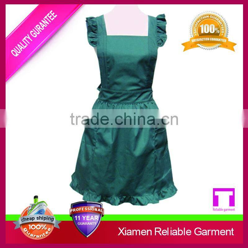 Fancy kitchen sexy blank apron with pockets