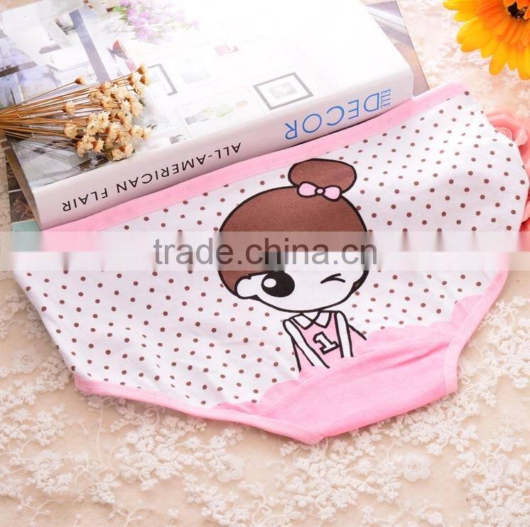 2017 cute candy color girls Cotton underwear lace bowknot gift box Panties Briefs