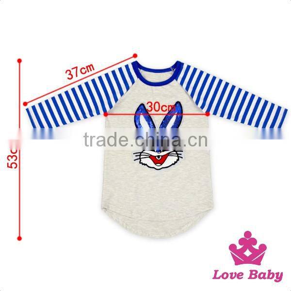 2017 new spring and autumn Easter children's sweater cotton cartoon pullovers round neck casual men and women baby clothes