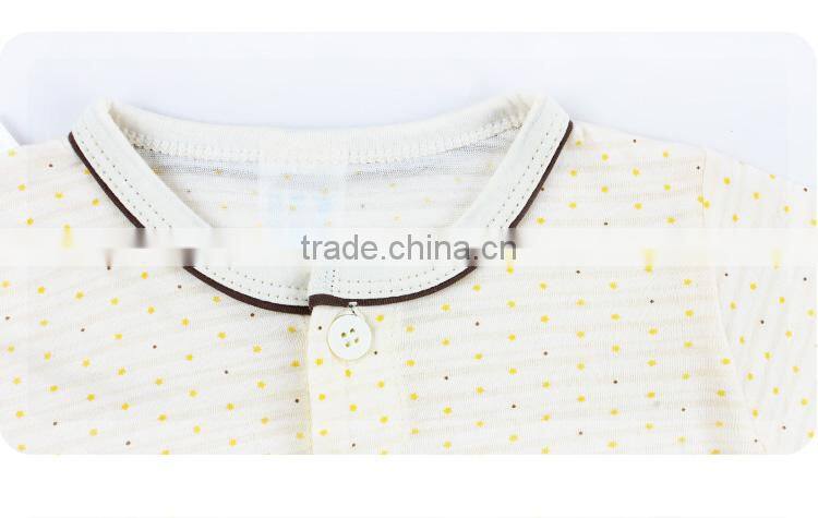 2 pcs long sleeve bamboo fiber children sleep wear set with wholesale price
