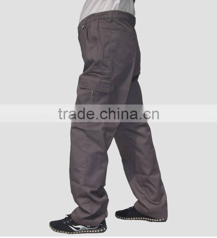 Juqian 2016 custom logo cheap mens overall Industrial multi-pocket loose fit cargo work pants