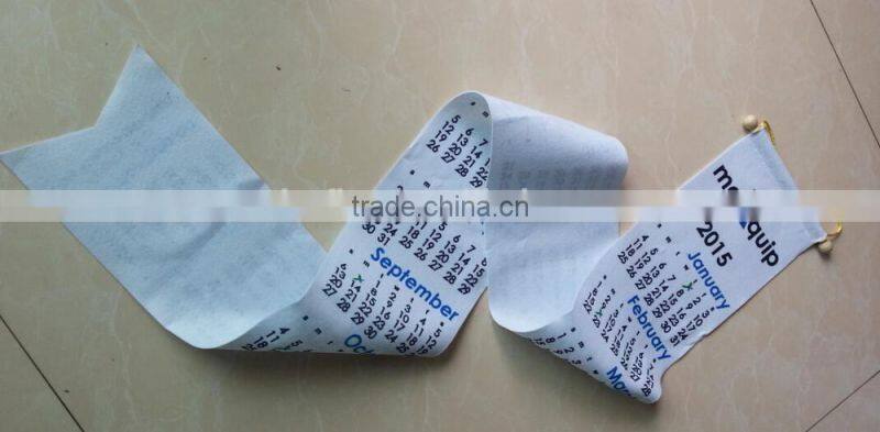 hanging printing calendar