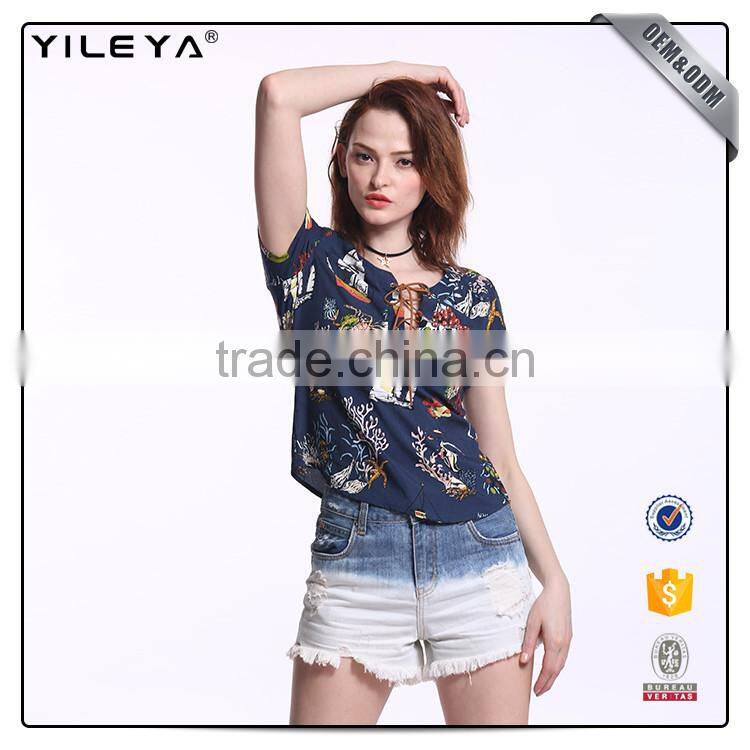 Customizable custom t-shirt fancy printed t-shirt 2017,custom female t shirt