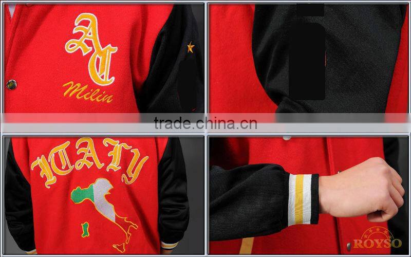 Custom Made Men Hoody Football Team Club Baseball Varsity Bomber Letterman College School Bulk Jacket with Hoodies Wholesale