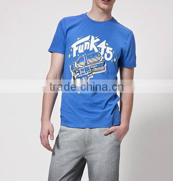 men's promotion cotton polyester t shirts