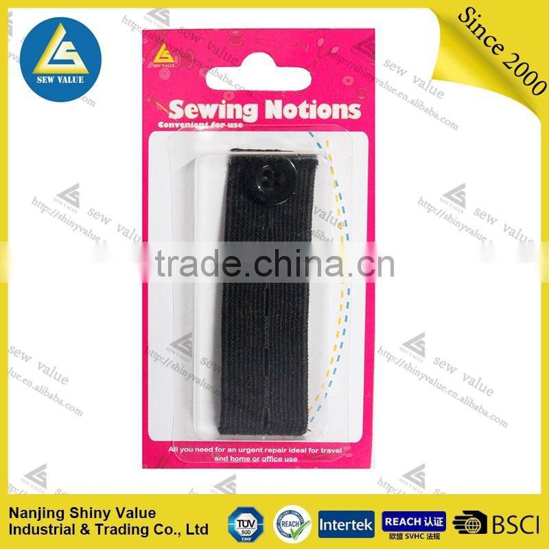 Promotional gift type elastic material in high tension button extenders for pants
