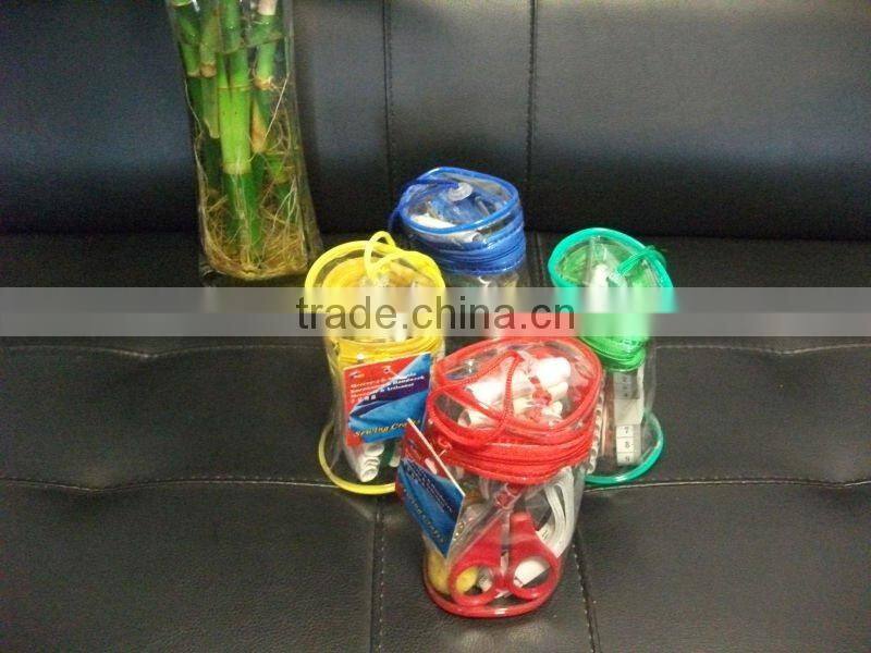 D&D PVC Zipper Pouch Sewing Kit With Sewing Accessories