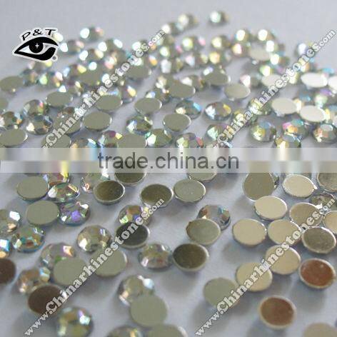 Flatback Resin Rhinestone 10mm Crystal clear for shoes