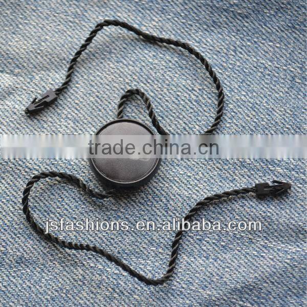 Fashion TESCO clothing string tag different color logo design for option customers' design is welcomed