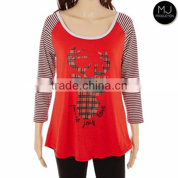 Wholesale Stag horn striped shirt