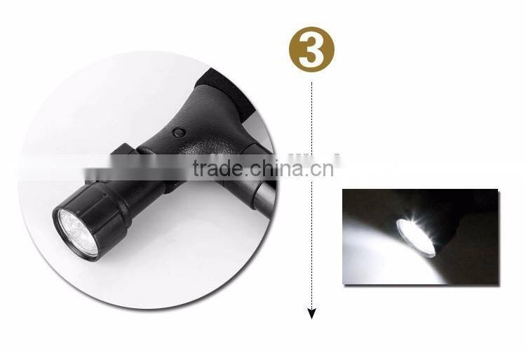 double support spread handle/head Self Standing Cane elderly smart walking cane Twin Grip Cane