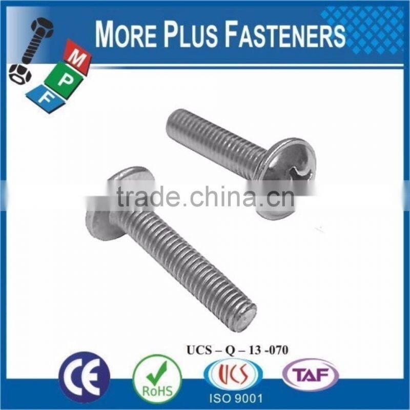 Made in Taiwan DIN 967 Pan Head With Collar Machine Screw DIN 967
