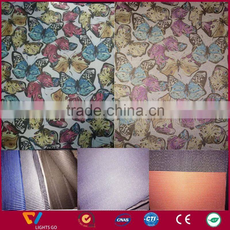 new pattern fantastic rainbow reflective fabric for shoes and backpack