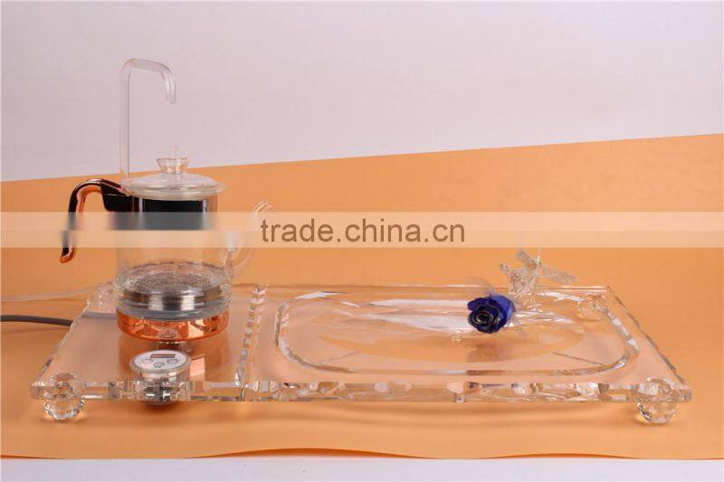 tea set made by crystal