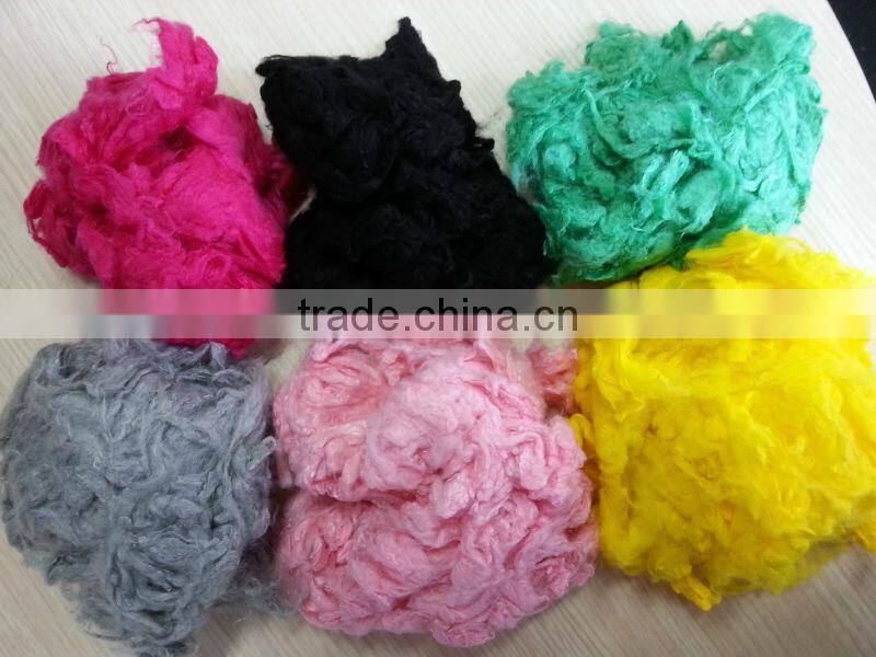 Top dyed colored viscose staple fiber