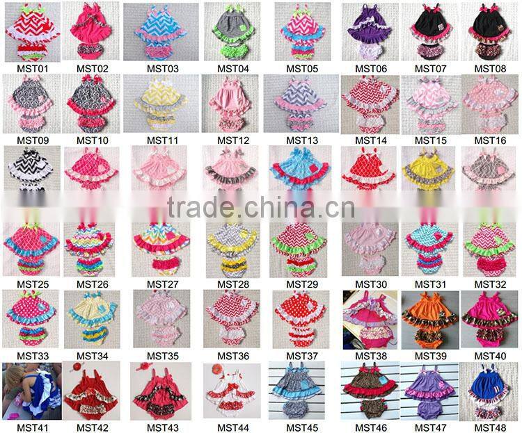 Royal Blue 4th Of July Clothes St Patricks Day Clothing Swing Top Set M7042006