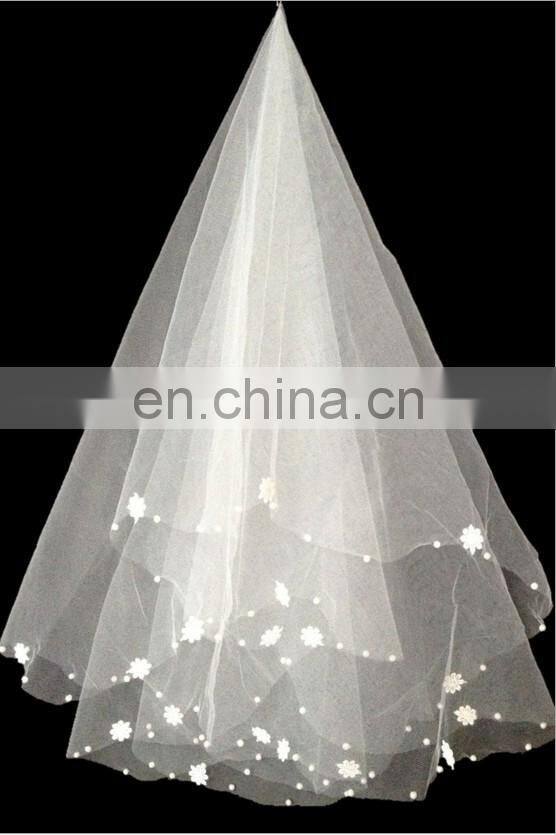 High Quality 1 Layer Tulle 1.5M Bridal Wedding Veils