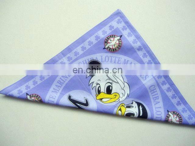 beautiful design for children's printed cotton handkerchief