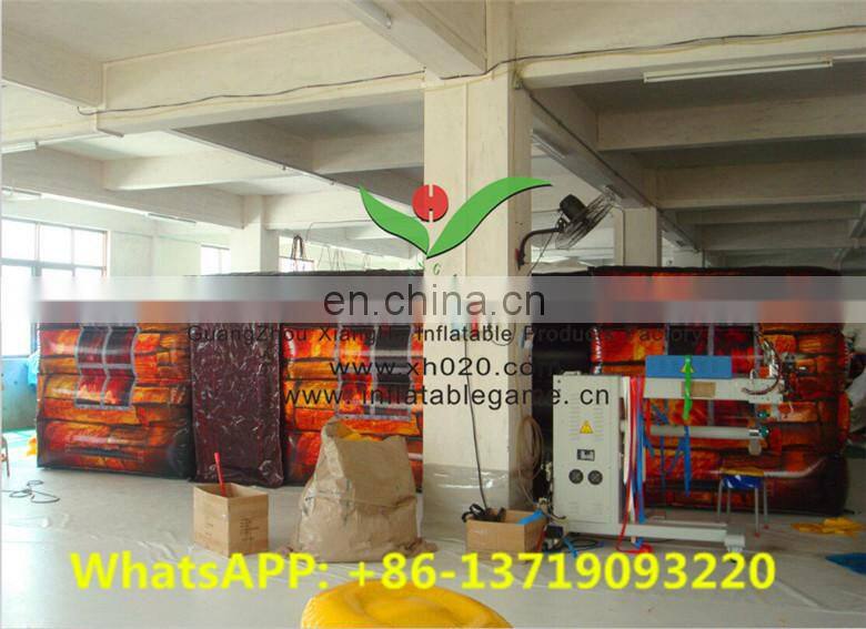 Giant commercial Fire exits inflatable laser tag arena