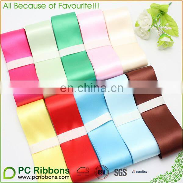 245 colors 1.5 inch double faced satin ribbons