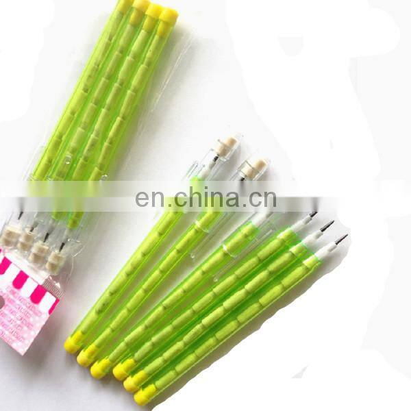 Push Point Pencils with customized logo non sharpening pencil