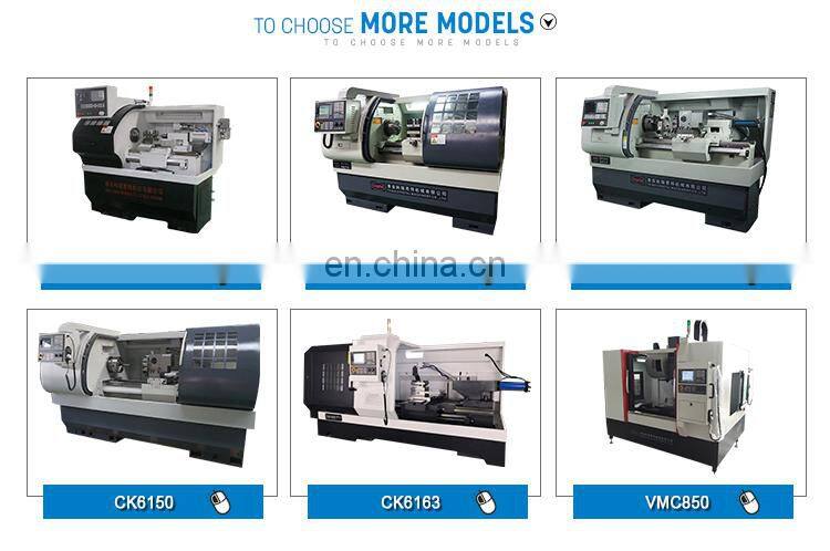 Cheap cnc lathe machine CK6432A with 4 station tool holder