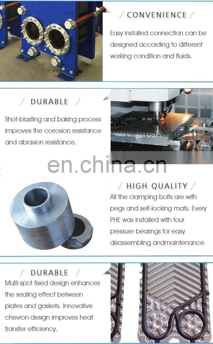 high temperature  gasket compressed air dryer cleaning equipment  copper tranter plate heat exchanger