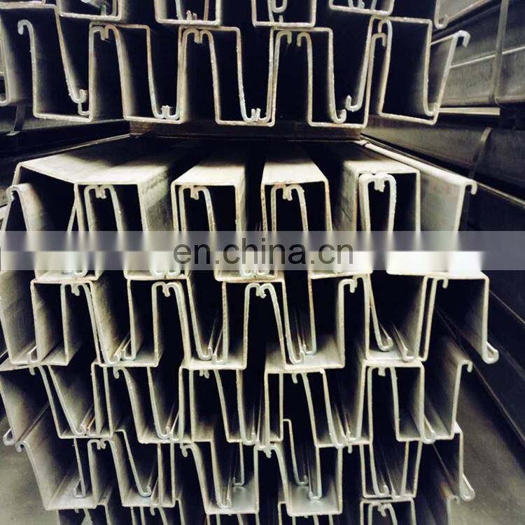 Customized suppliers building materials galvanized metal c purlins
