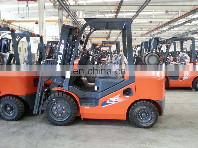 China famous Brand Heli forklift 3 ton diesel forklift best price for sale CPCD30