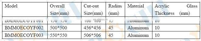 Yacht Rectangular Aluminum Hatch