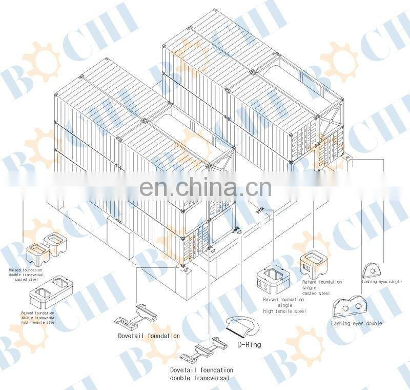 Container Safe Lockable Stacking Cones