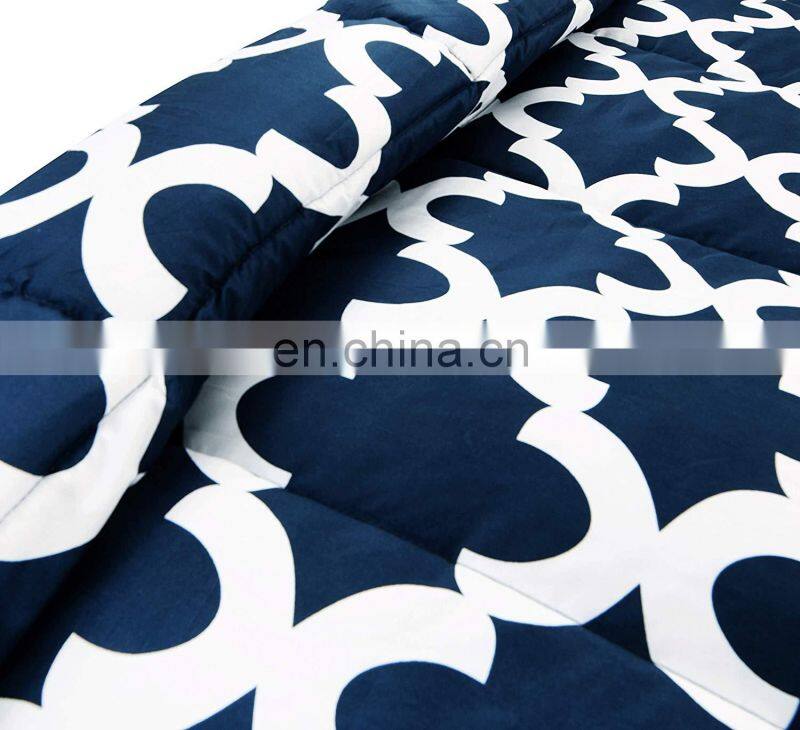 Wholesale digital print bed sheet bedding set 100% polyester for living room