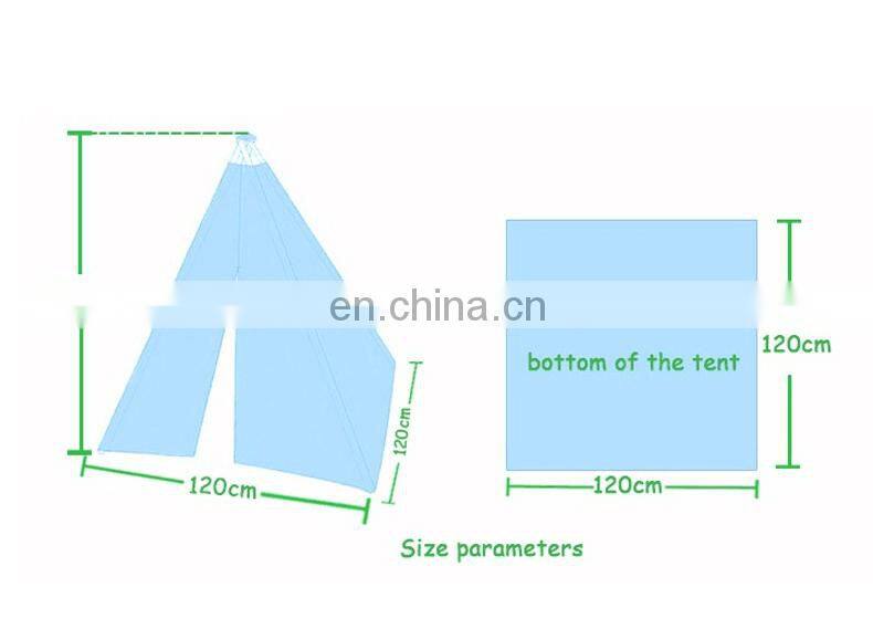 Kid's Foldable Teepee Play Tent Indoor&Outdoor Children Tent Indian tent for Kids