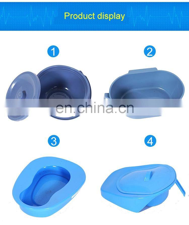 Disposable potty hospital Portable  plastic autoclavable Round bedpan for pregnant