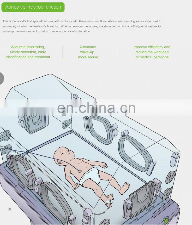 Wego Neonatal Incubator B6 B8 Infant Monitoring Incubator CE approved