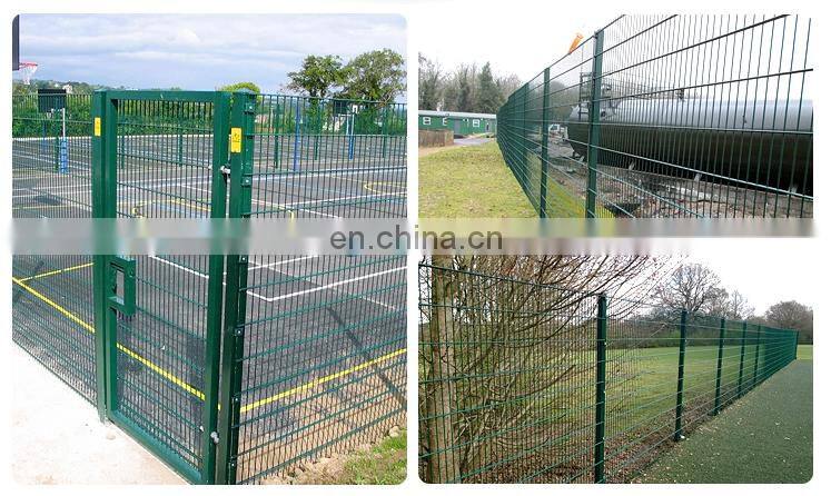Double Wire Mesh Fence / PVC Coated Twin Wire 868 Fence