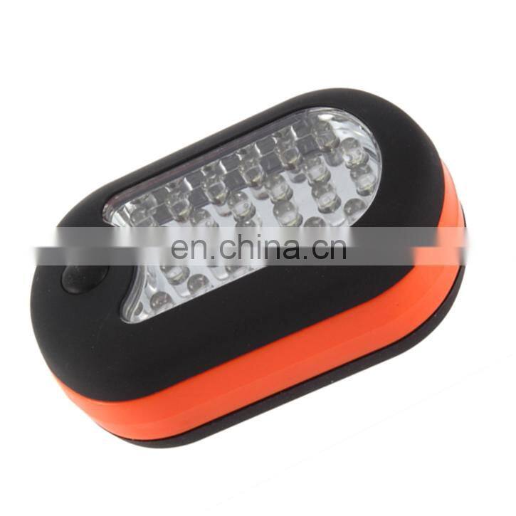 24+3 LED White Working Magnetic Hook Hanging Camping Led Flashlight Camp Light