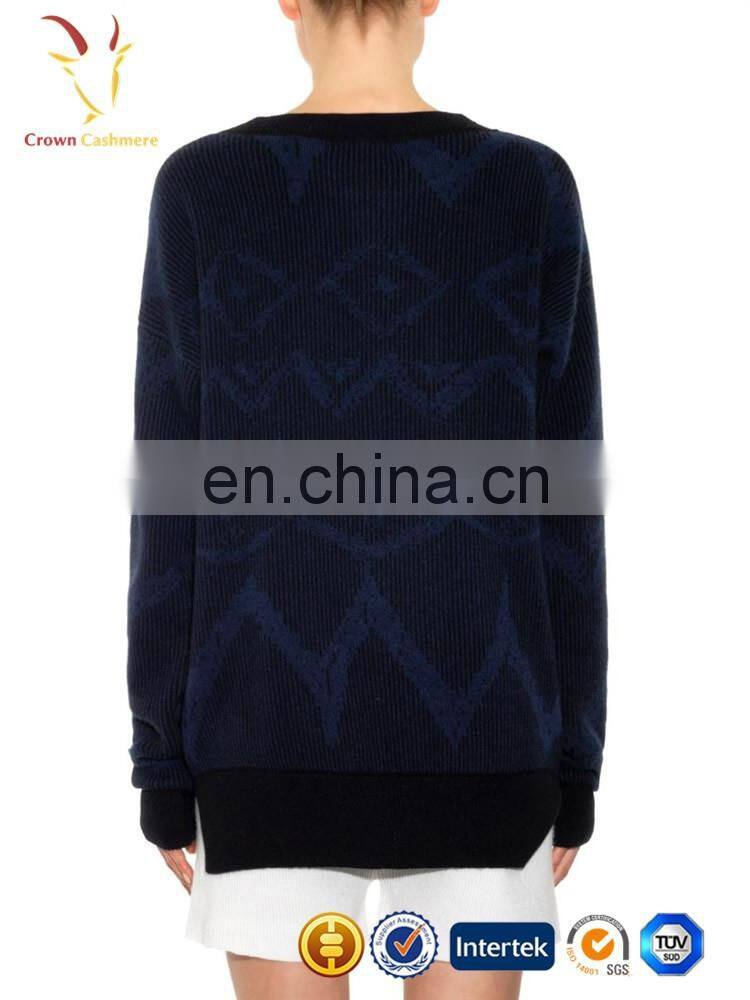 Winter Intarsia Pullover Sweaters for Women's