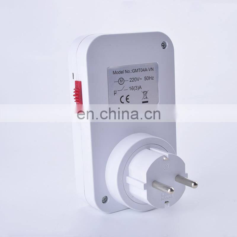 EU plug Mechanical timer switch 24 Hour Programmable Timer Switch Mechanical Timer 220V 16A Universal Socket