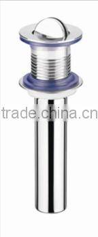 WESDA Washroom stainless steel Basin filp Style Sink Drainer without Overflow Hole